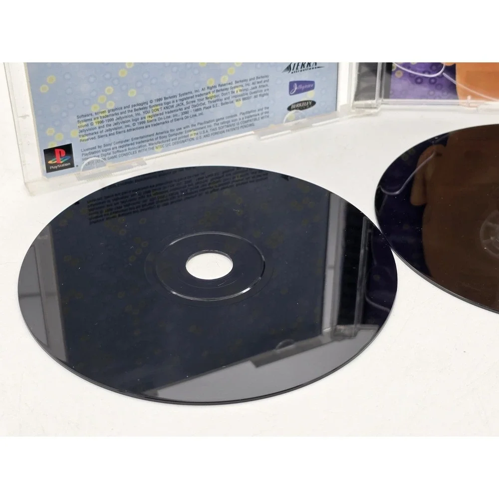 You Don't Know Jack (Sony PlayStation‎ 1, 1999) CIB Complete 2-disc Set